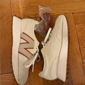 New balance Cream and Brown Sneakers